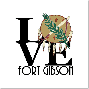 LOVE Fort Gibson Oklahoma Posters and Art